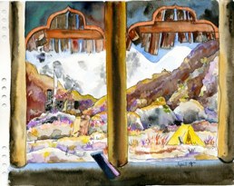 3 days of treking to Jangothang