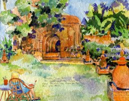 The gardens of Began