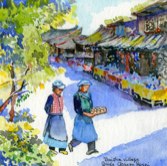 Baisha Village Street Scene