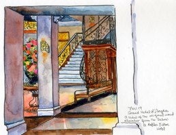 The Grand Hotel famous elevator