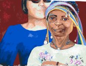 Oct 17 Gayle with New Guinea Woman