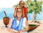 Lesley Anne Martin and friend