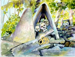 Skull Island, Vonavona Lagoon---Kindu Point