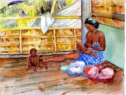 11-6 Roviana--This woman had 2 babies in 1 year