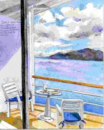 View from our stateroom