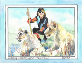 Walking + petting Lyons